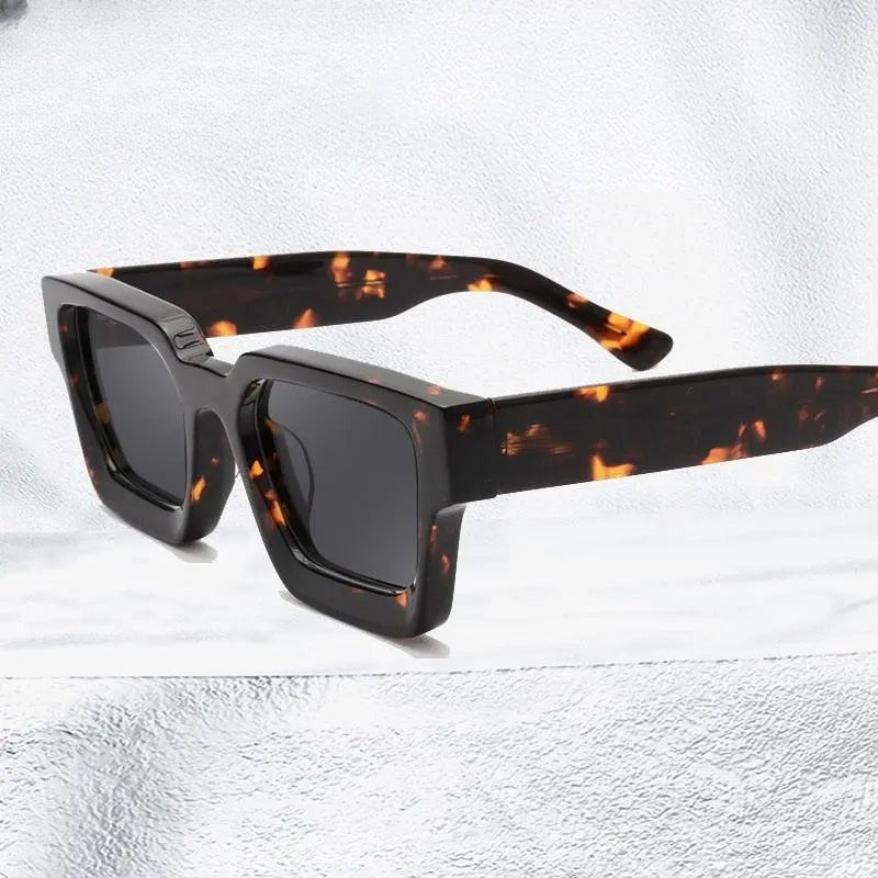 Women's Rectangular Full Rim Acetate Prescription Glasses Tyj66 — view 1 | Rx Spectacle