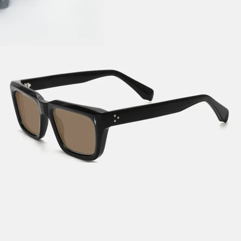 Unisex Square Full Rim Acetate Prescription Glasses Mo13 — view 7 | Rx Spectacle