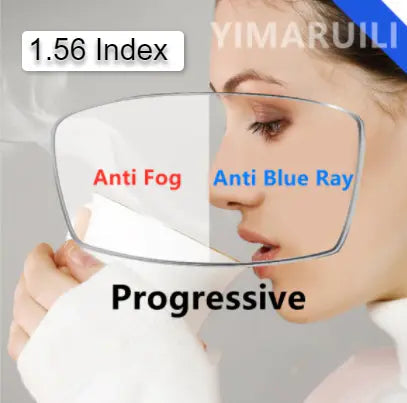Anti Fog Anti Blue Light Clear Myopic/Hyperopic/Progressive Lenses — view 5 | Rx Spectacle