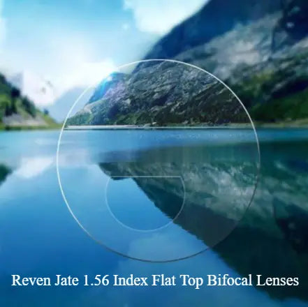 1.56 Index Flat Top Bifocal Clear Lens — view 4 | Rx Spectacle