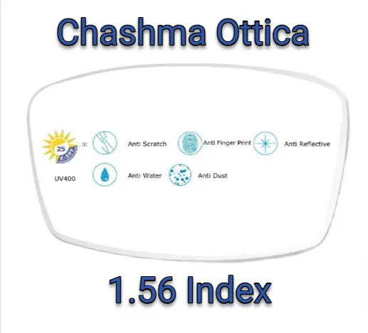 1.56 Index Single Vision Clear Lenses — view 2 | Rx Spectacle