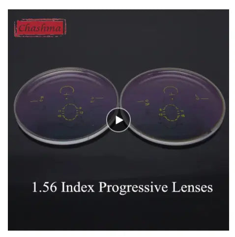 1.56 Index Wide Field Verifocal Progressive Lenses Color Clear — view 1 | Rx Spectacle