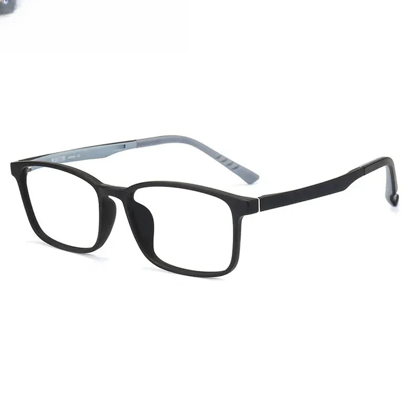 Unisex Square Full Rim Titanium Prescription Glasses 36610 — view 4 | Rx Spectacle