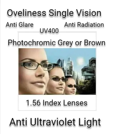 1.56 Index Single Vision Photochromic Lenses — view 1 | Rx Spectacle