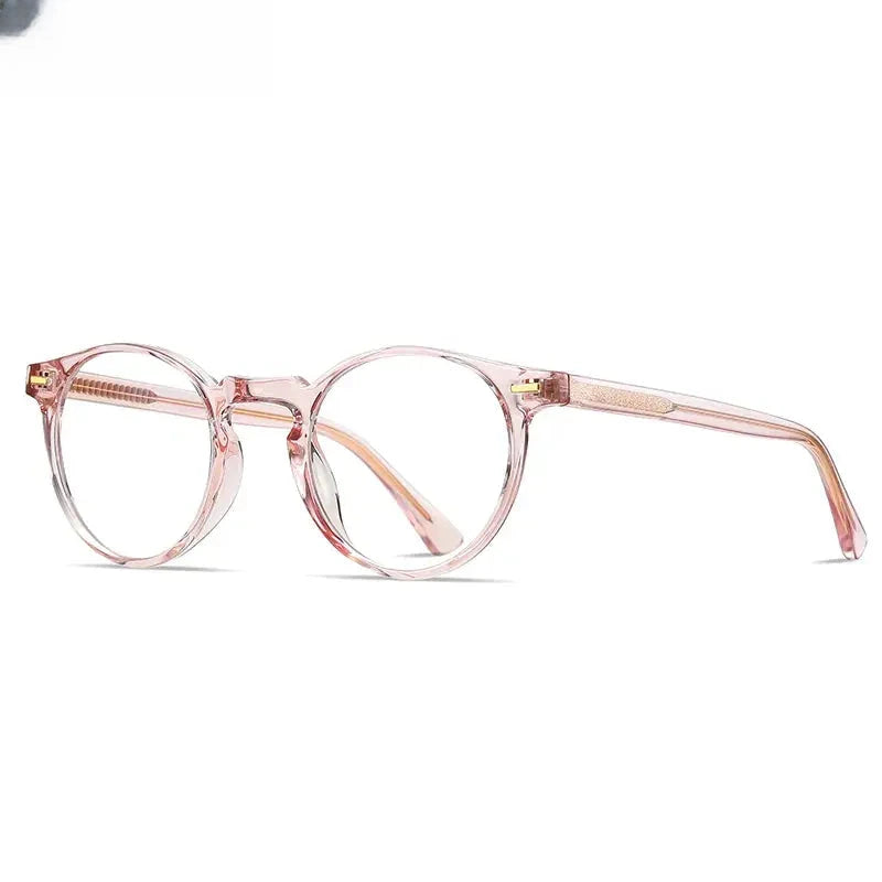 Women's Round Full Rim Titanium Reading Glasses 2083 — view 9 | Rx Spectacle