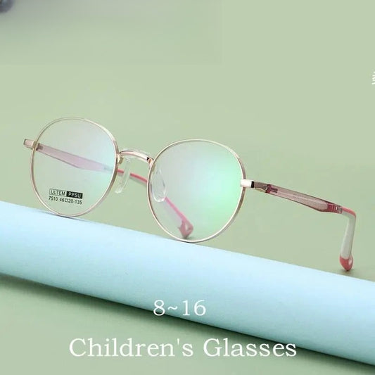 Unisex Round Full Rim TR90 Prescription Glasses 7510S — view 1 | Rx Spectacle