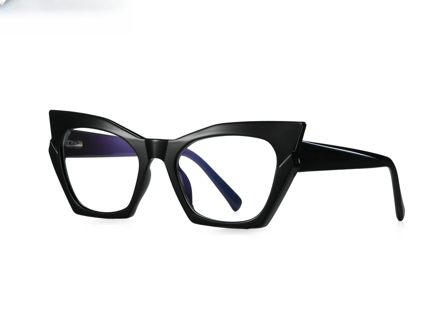 Unisex Cat Eye Full Rim Titanium Reading Glasses 2158 — view 7 | Rx Spectacle
