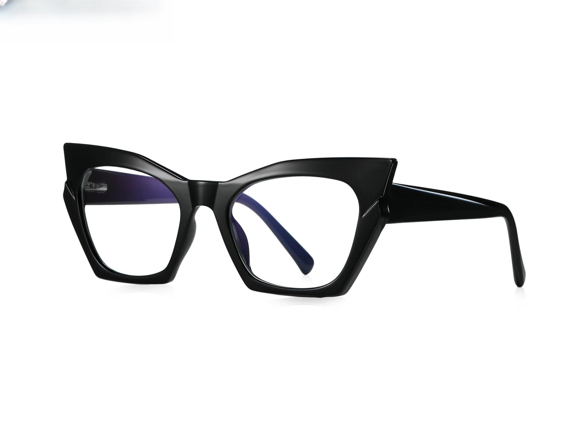 Unisex Cat Eye Full Rim Titanium Reading Glasses 2158 — view 7 | Rx Spectacle