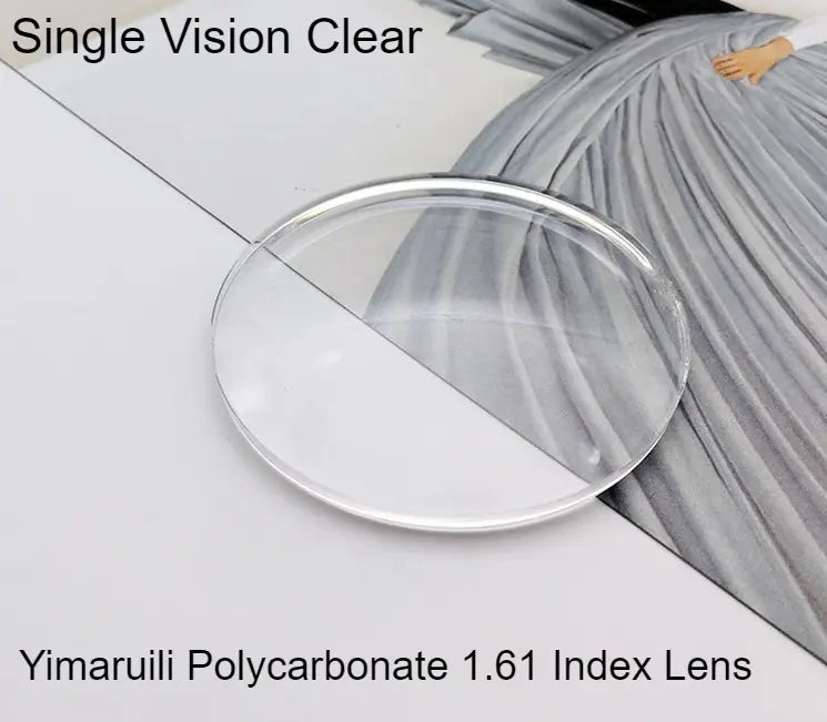 HD Resin Aspheric Single Vision Polycarbonate Clear Lenses — view 1 | Rx Spectacle