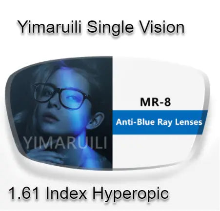 MR-8 Single Vision 1.61 Index Clear Lenses — view 2 | Rx Spectacle