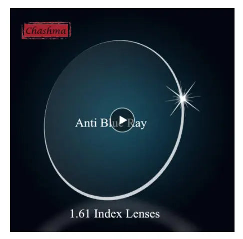 1.61 Index Single Vision Anti Blue Aspheric Lenses — view 1 | Rx Spectacle