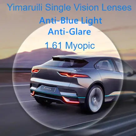 Single Vision Aspheric Anti Glare Anti Blue Light Driving Lenses Clear — view 3 | Rx Spectacle