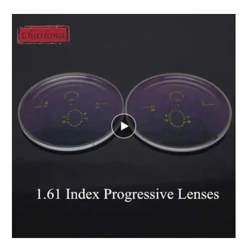 1.61 Index M 8 Free Form Interior Progressive Lenses Color Clear — view 1 | Rx Spectacle