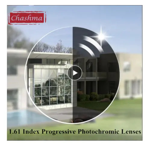 1.61 Index Aspheric Interior Digital Free Form Progressive Photochromic Brown Lenses — view 1 | Rx Spectacle