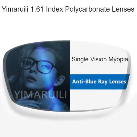HD Resin Aspheric Single Vision Polycarbonate Clear Lenses — view 5 | Rx Spectacle