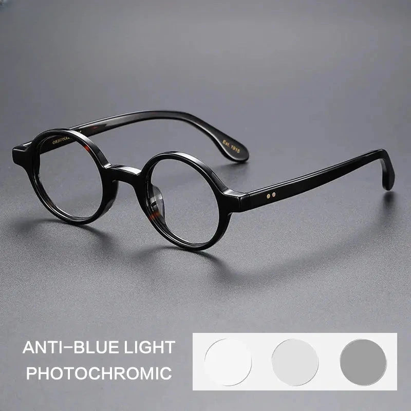 Women's Round Full Rim Acetate Reading Glasses G56002 — view 4 | Rx Spectacle