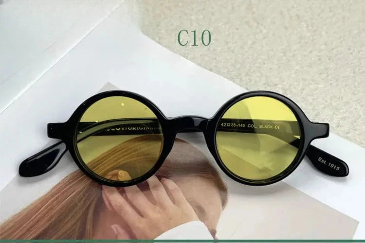 Unisex Round Full Rim Acetate Prescription Glasses 4225s — view 16 | Rx Spectacle