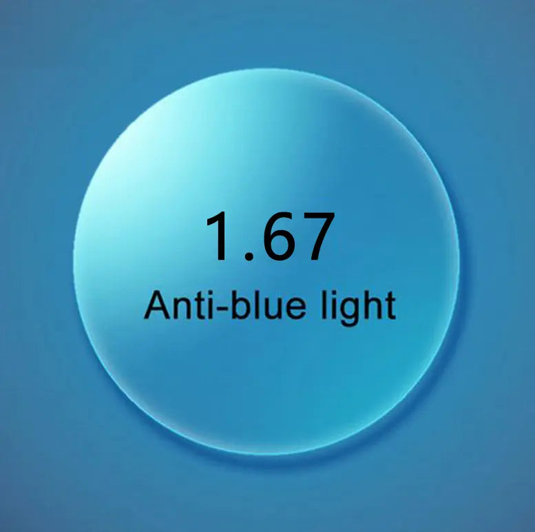 Single Vision Aspheric Anti Blue Lenses — view 3 | Rx Spectacle