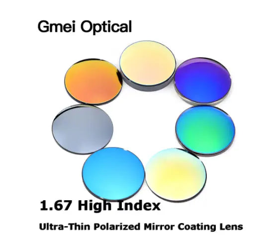 1.67 Index Polarized Mirror Sunglass Lenses — view 1 | Rx Spectacle