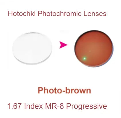 1.67 Index MR-8 Aspheric Progressive Photochromic Lenses — view 3 | Rx Spectacle