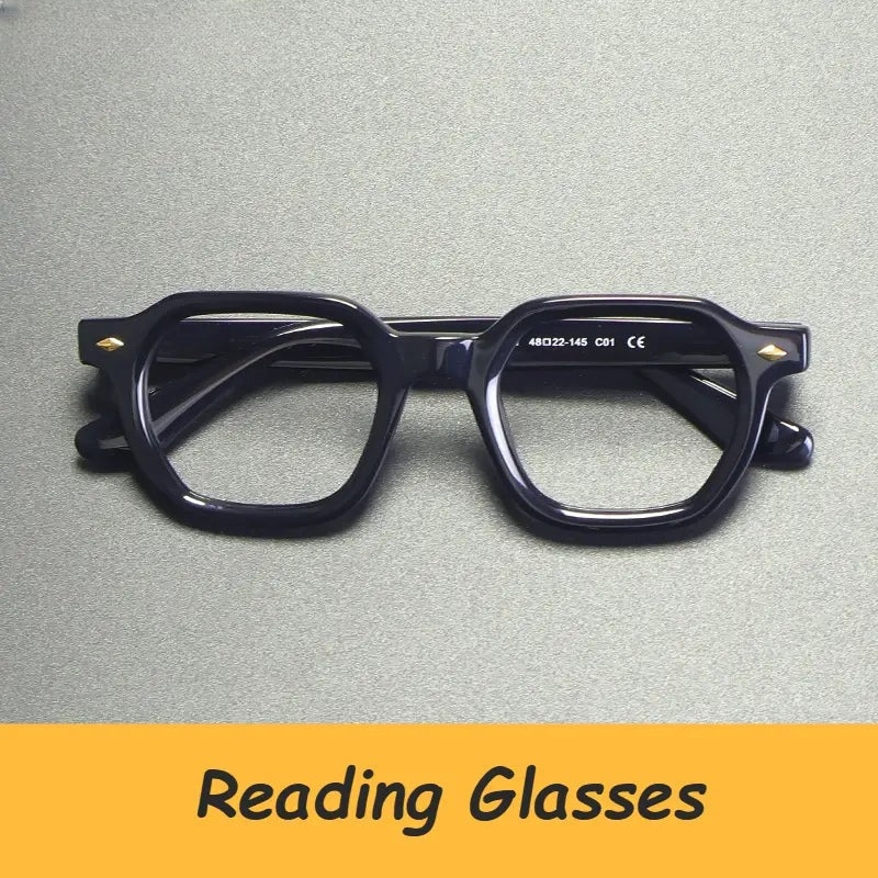 Unisex Polygon Full Rim Acetate Reading Glasses G1157 — view 1 | Rx Spectacle