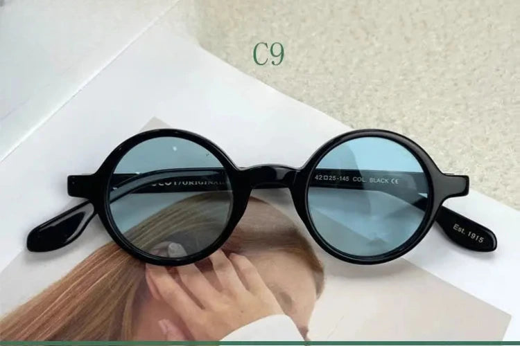 Unisex Round Full Rim Acetate Prescription Glasses 4225s — view 15 | Rx Spectacle