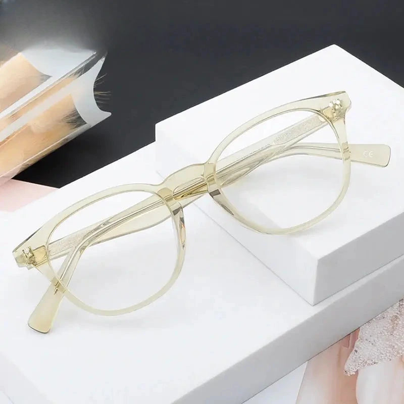 Unisex Square Full Rim Acetate Prescription Glasses 79217 — view 1 | Rx Spectacle