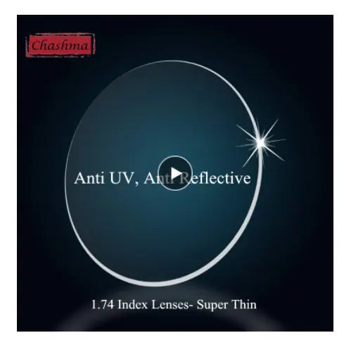 1.74 Index Single Vision Aspheric Lenses Clear — view 1 | Rx Spectacle