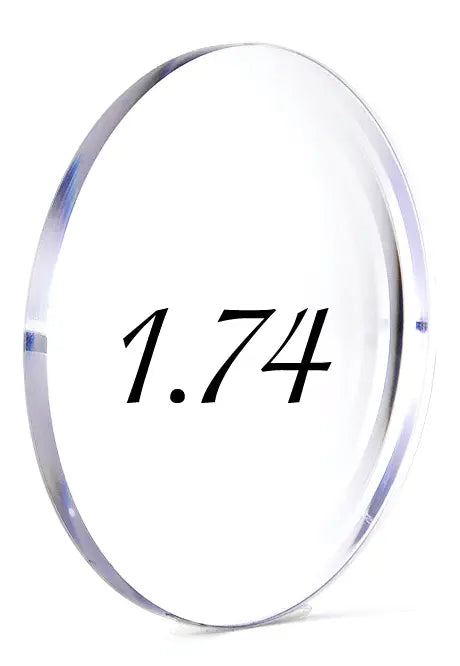 Mr-8 Single Vision Aspheric 1.74 Anti-Blue Ray Blocking Lenses Color Clear — view 1 | Rx Spectacle