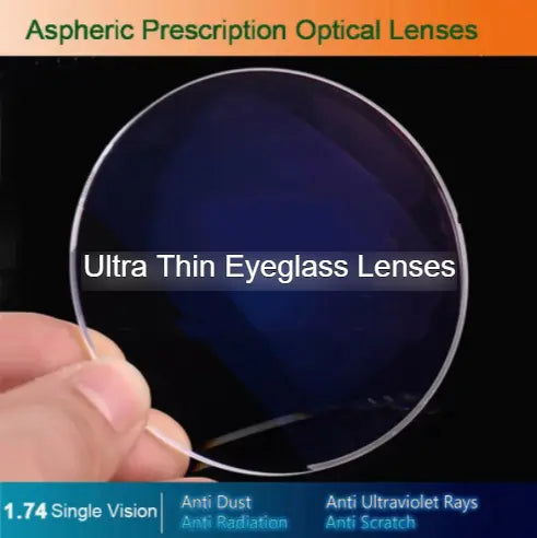 Single Vision Clear High Index Aspheric Lenses — view 3 | Rx Spectacle