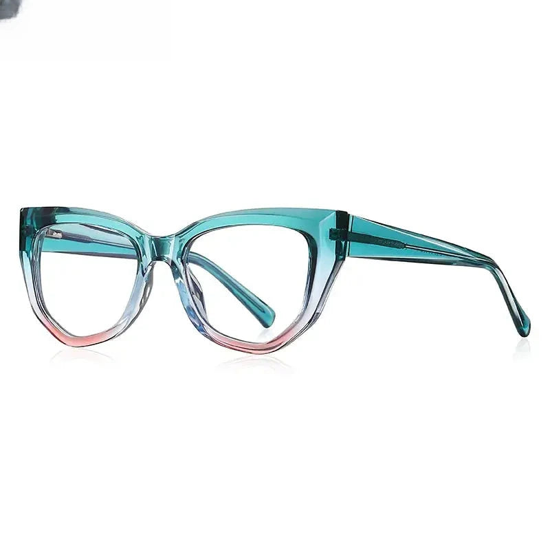 Women's Cat Eye Full Rim TR90 Reading Glasses 2156 — view 12 | Rx Spectacle