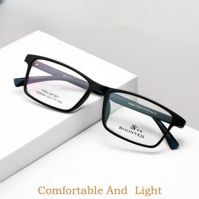 Unisex Square Full Rim TR90 Sports Glasses Vb8004 — view 1 | Rx Spectacle