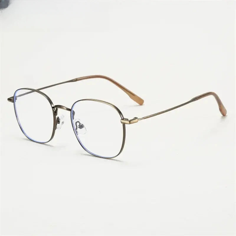 Women's Oval Full Rim Alloy Prescription Glasses 70168 — view 6 | Rx Spectacle