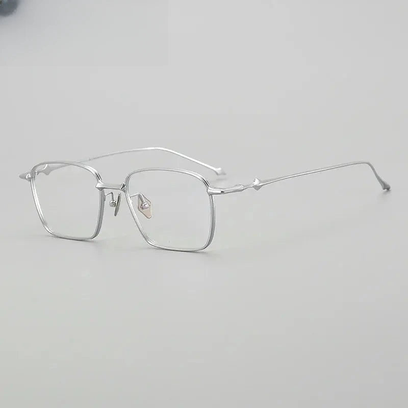 Men's Polygon Full Rim Titanium Prescription Glasses 544118 — view 4 | Rx Spectacle