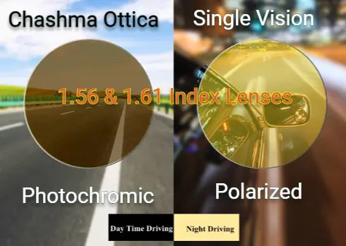 Single Vision Polarized Photochromic Lenses — view 1 | Rx Spectacle