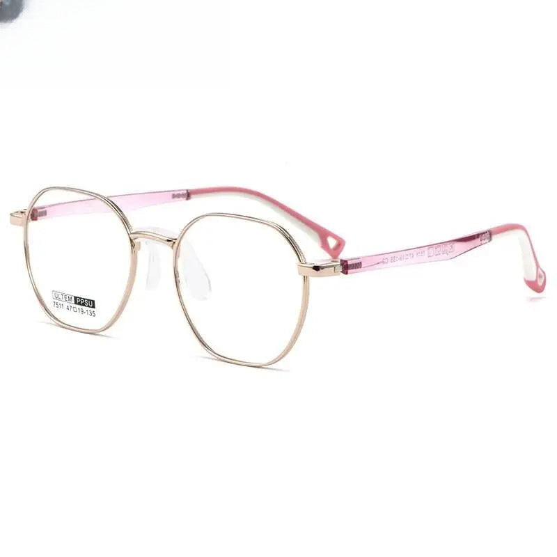 Unisex Full Rim Stainless Steel Prescription Glasses 7511 — view 7 | Rx Spectacle