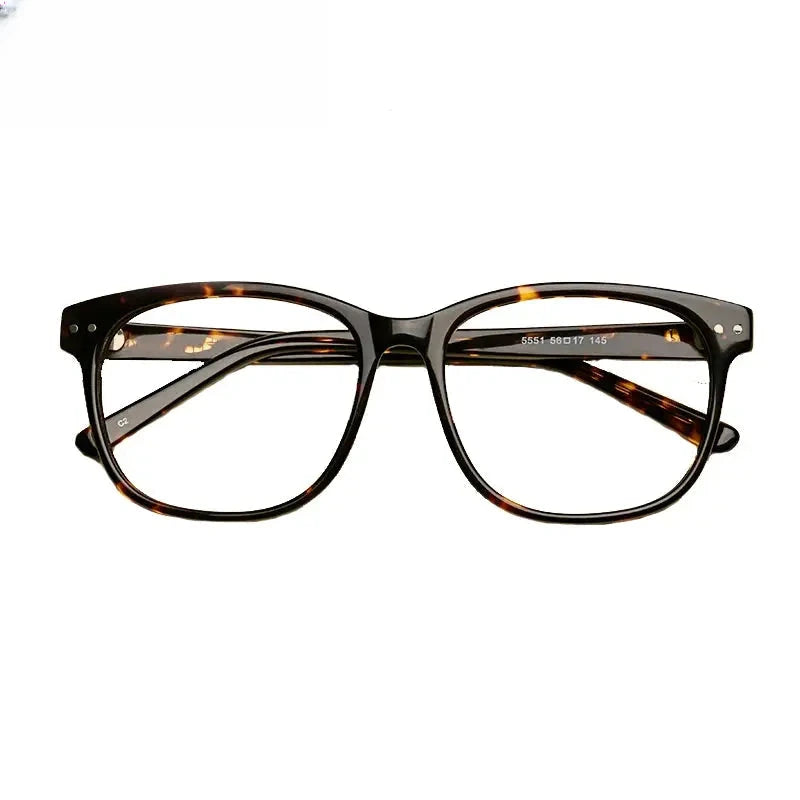 Unisex Square Full Rim Titanium Prescription Glasses 55514 — view 1 | Rx Spectacle
