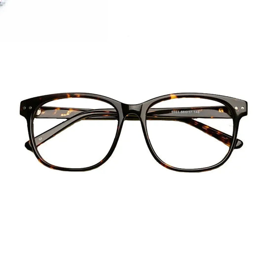 Unisex Square Full Rim Titanium Prescription Glasses 55514 — view 1 | Rx Spectacle
