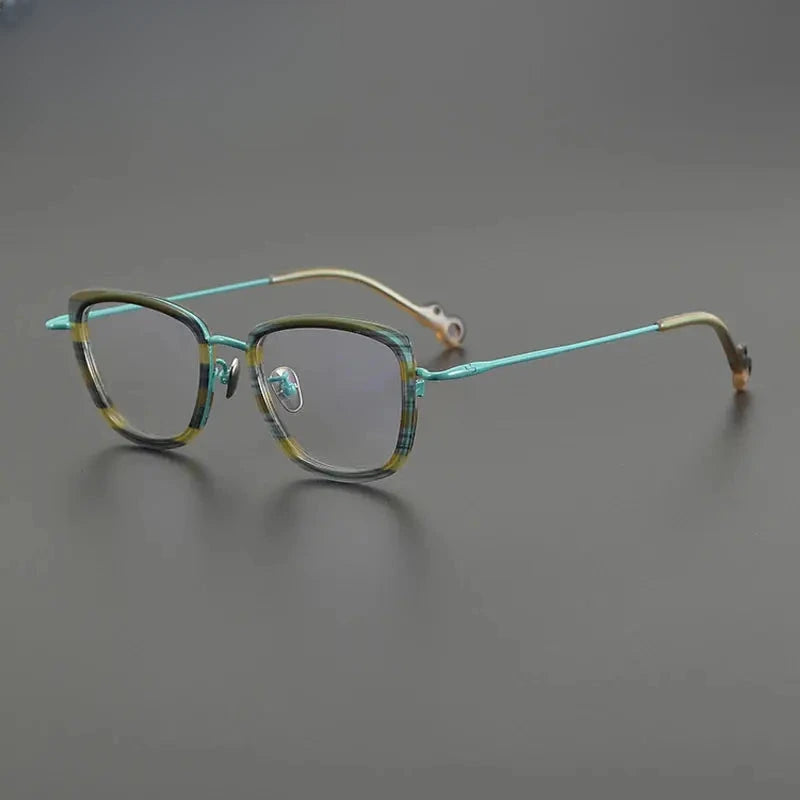 Unisex Cat Eye Full Rim Titanium Prescription Glasses Gxyj1458 — view 2 | Rx Spectacle