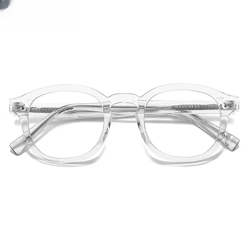 Unisex Square Full Rim Titanium Prescription Glasses 2096 — view 11 | Rx Spectacle