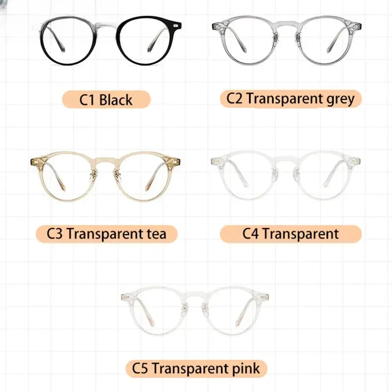 Women's Round Full Rim Acetate Reading Glasses 98321 — view 4 | Rx Spectacle