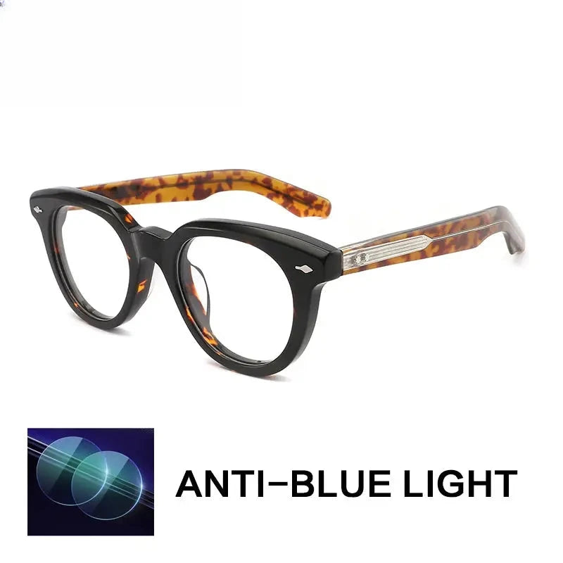 Unisex Oval Full Rim Acetate Reading Glasses Gxyj91123 — view 3 | Rx Spectacle