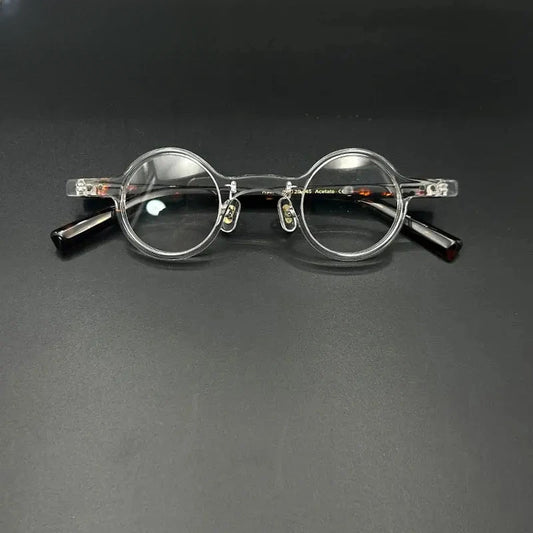 Unisex Round Full Rim Acetate Prescription Glasses 3840 — view 1 | Rx Spectacle