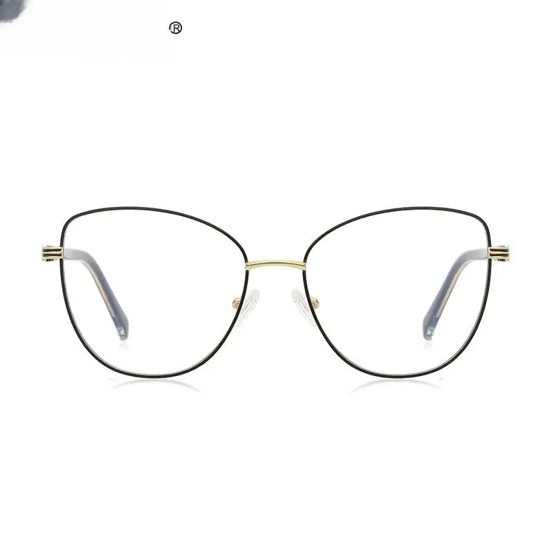 Women's Butterfly Full Rim Alloy Reading Glasses 3072 — view 4 | Rx Spectacle