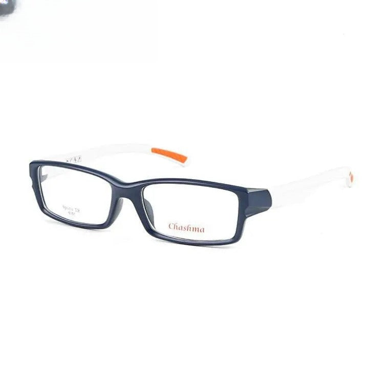 Men's Square Full Rim Titanium Sports Glasses 6051 — view 4 | Rx Spectacle
