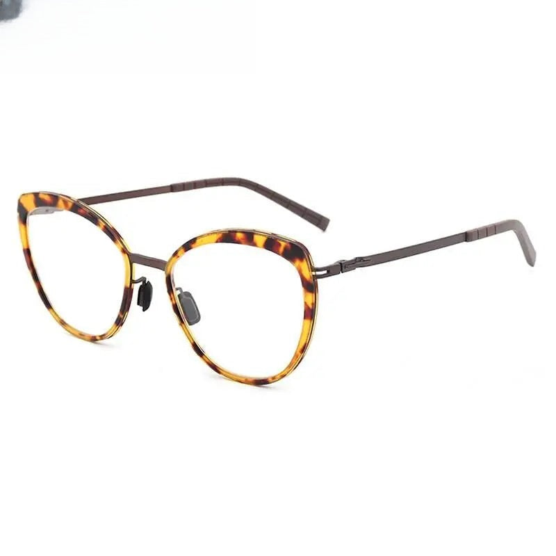Women's Cat Eye Full Rim Acetate Prescription Glasses 8908 — view 6 | Rx Spectacle