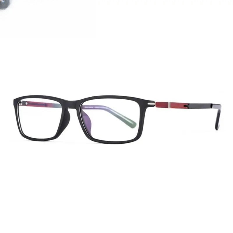 Men's Square Full Rim TR90 Prescription Glasses 9164 — view 7 | Rx Spectacle