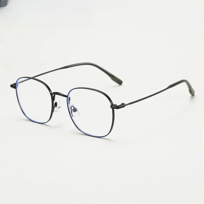 Women's Oval Full Rim Alloy Prescription Glasses 70168 — view 5 | Rx Spectacle