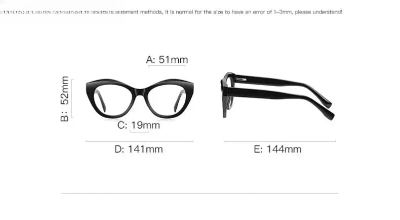 Women's Cat Eye Full Rim Reading Glasses Pfd2168 — view 19 | Rx Spectacle