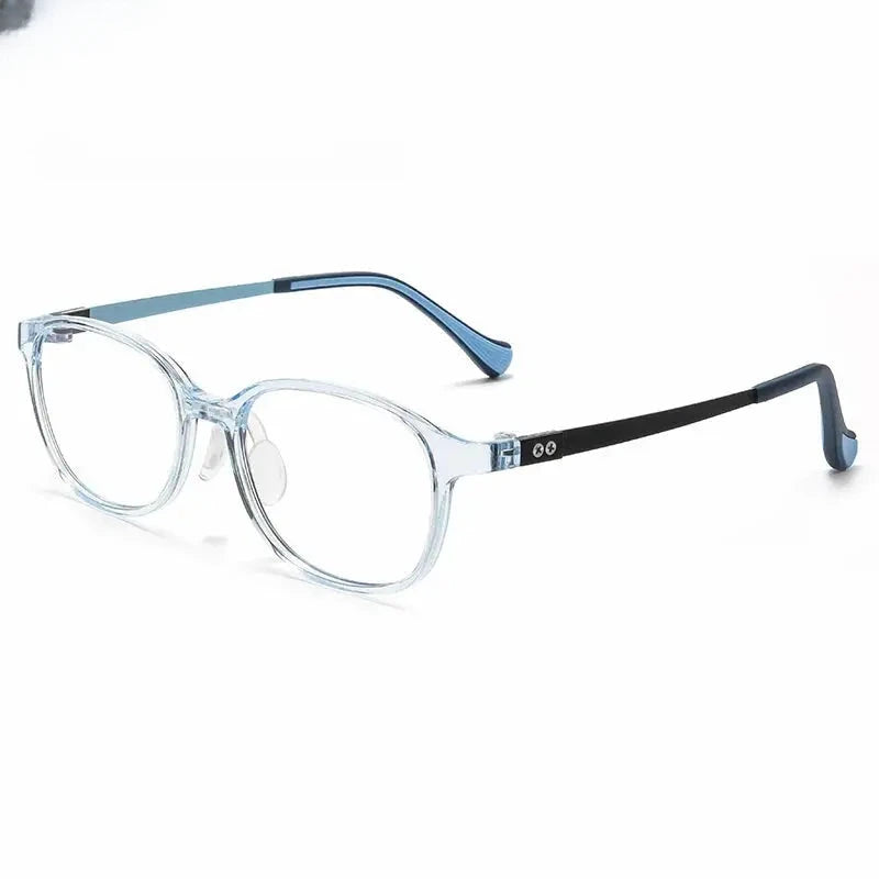 Unisex Square Full Rim Titanium Prescription Glasses 896005 — view 5 | Rx Spectacle